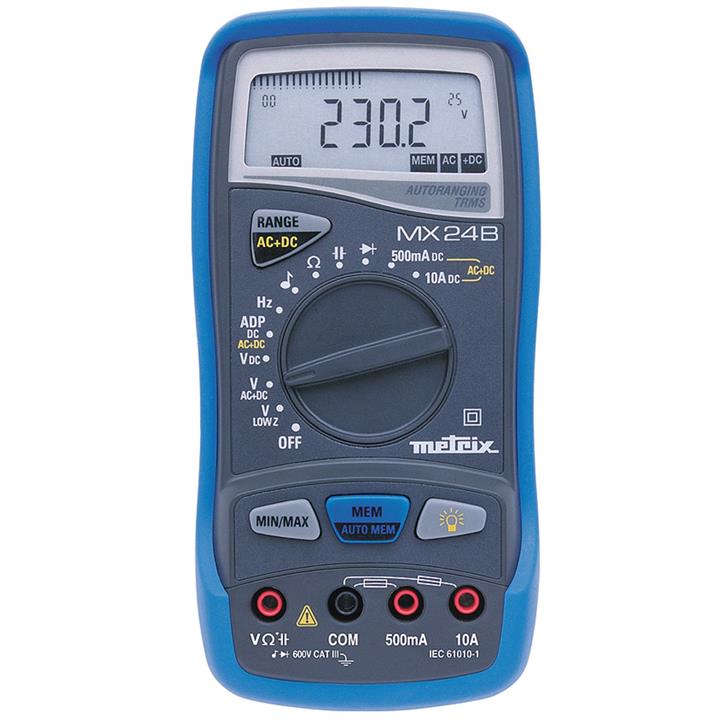 مولتی‌ متر دیجیتالی متریکس مدل MX24B Metrix MX24B Digital Multimeter